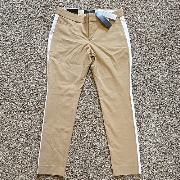Banana Republic Tan and White Slim-Fit Trousers - Picture 5 of 6